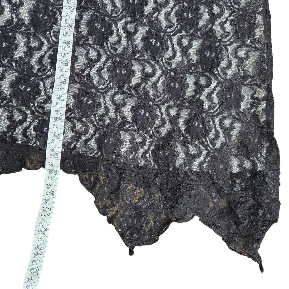 My Michelle Black Lace High-Low Dress - Picture 11 of 11